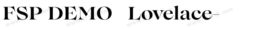 FSP DEMO   Lovelace字体转换